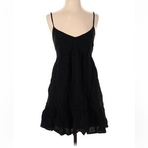 Abercrombie & Fitch tiered black dress